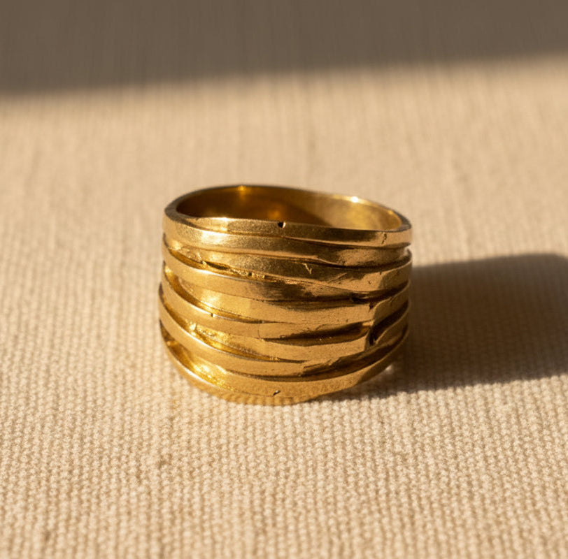 Stunning Gold Stacked Ring
