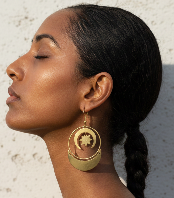 Celestial Dangle Earrings