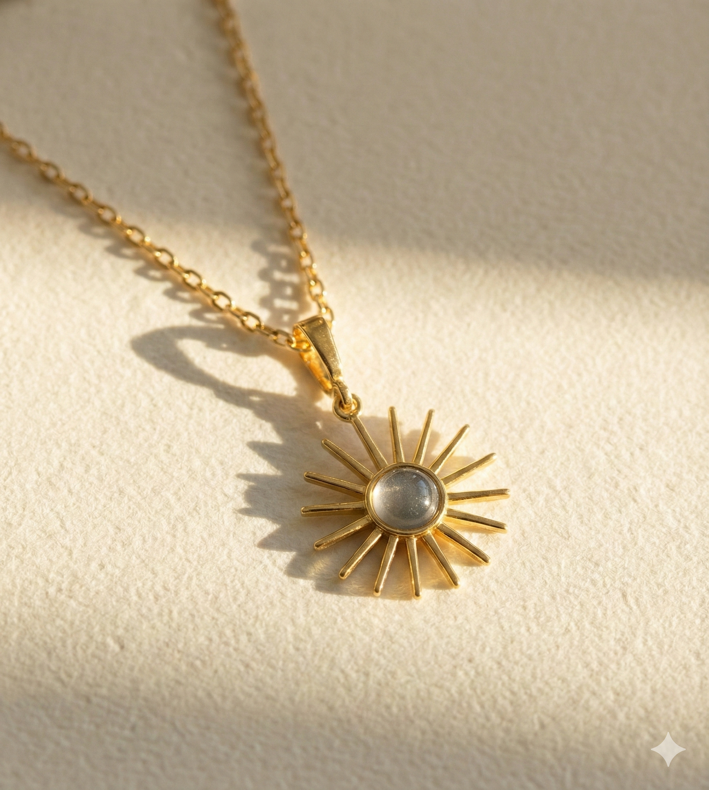 Solar Quartz Sun Pendant