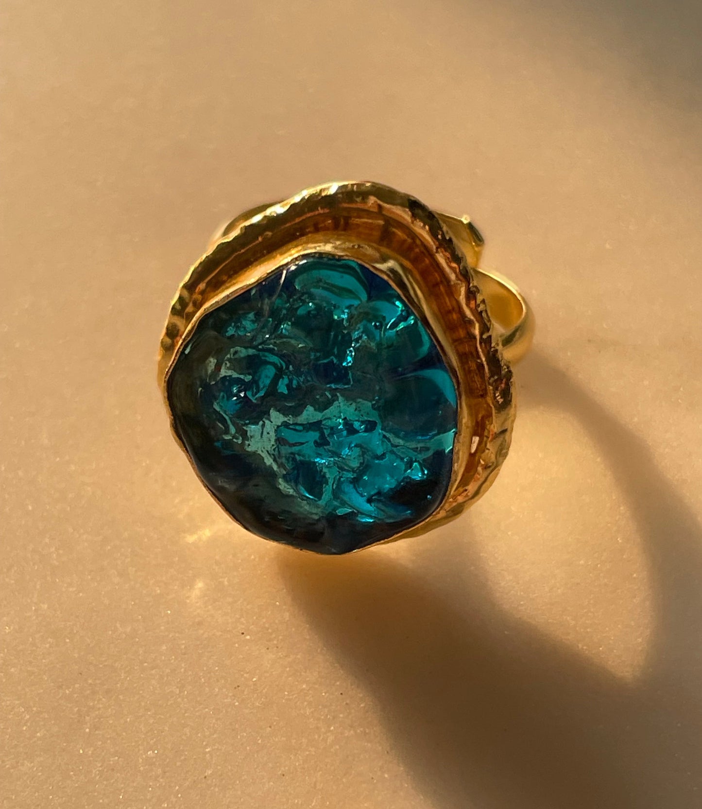 Large Druzy Statement Ring
