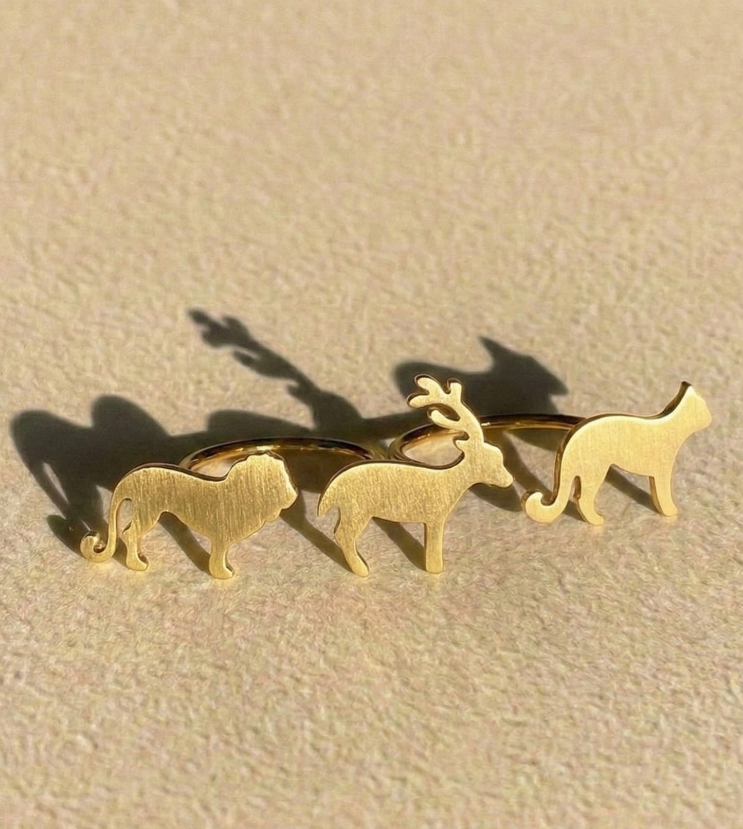 Adjustable Gold Jungle Statement Ring