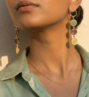 Multi Stone Danglers