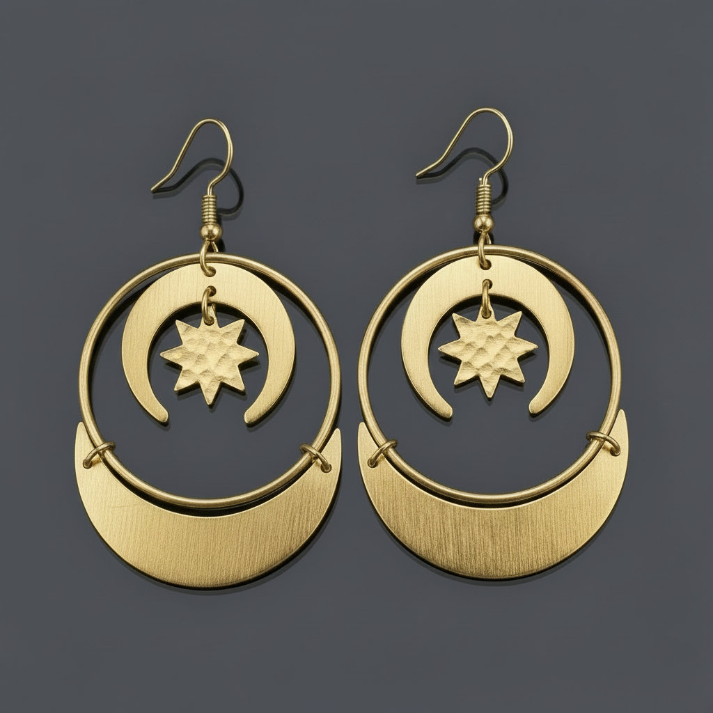 Celestial Dangle Earrings