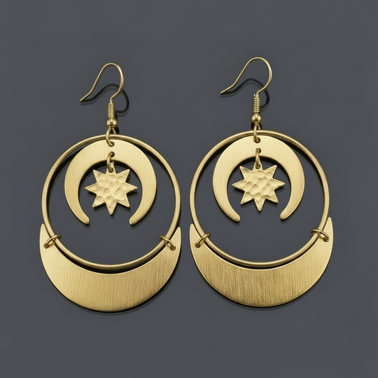 Celestial Dangle Earrings