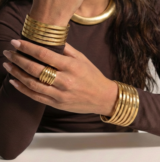 Gold Cuff Bracelet