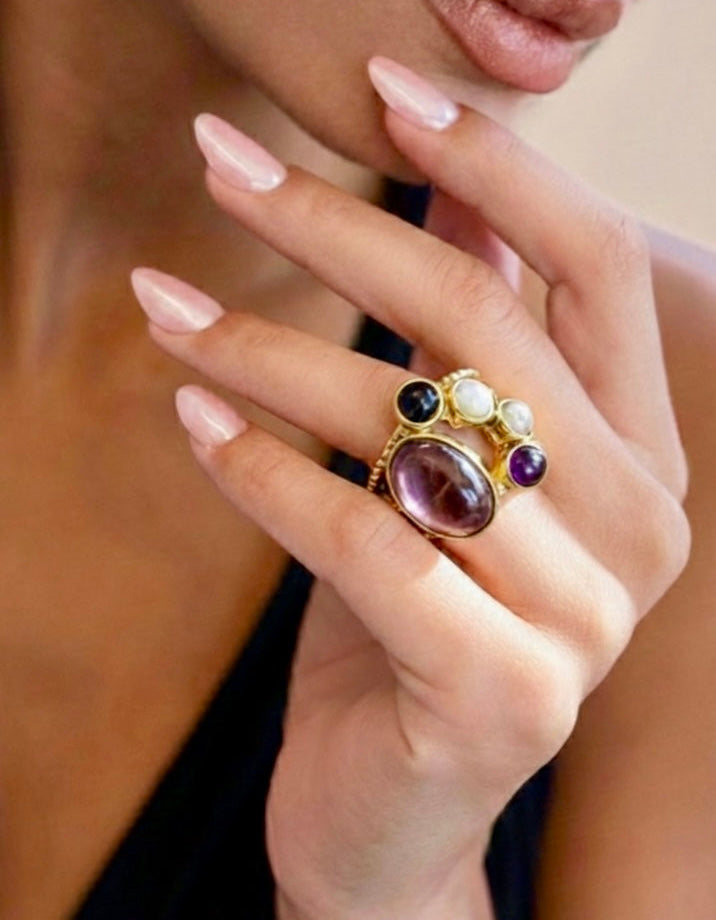 Multi Stone Statement Ring