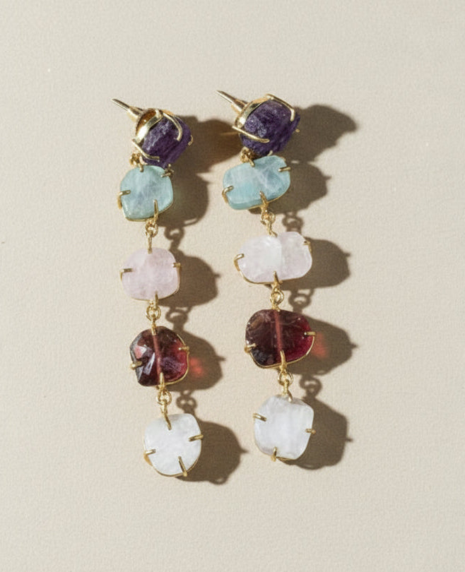 Multi Stone Danglers