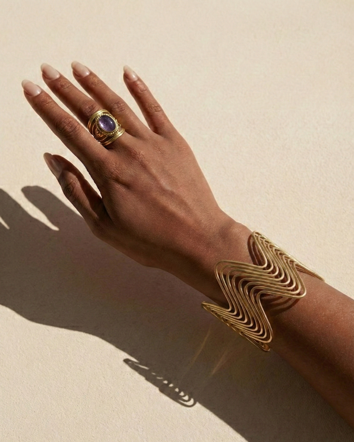 Zig Zag Cuff Bracelet