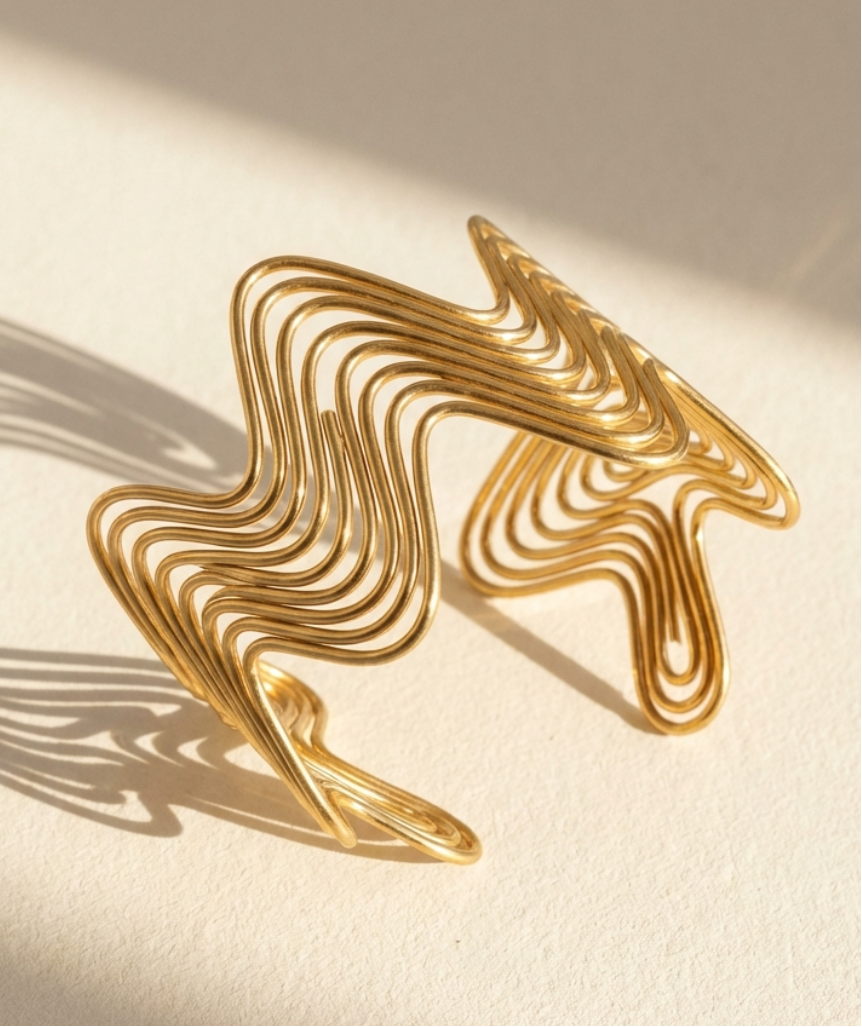 Zig Zag Cuff Bracelet